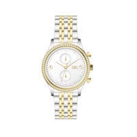 Montre à quartz pour femme avec bracelet en alliage métallique, cadran en verre, largeur 20 mm, style mode et luxe léger, polyvalente pour tous les jours et les soirées