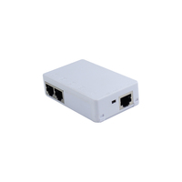 100Mbps 1 in 2 Out Port PoE Network Extender & Ethernet Repeater dengan Jarak Jauh untuk Kamera IP QoS Switch