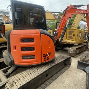 Used HITACHI ZX55U <b>Mini</b> Excavator 5.5 Ton Hydraulic Crawler Excavator Construction Machinery - Product Image 3