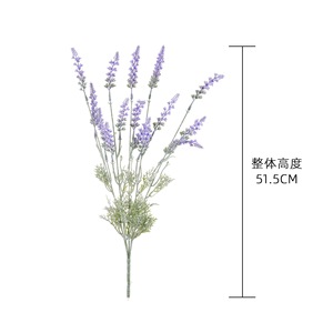 Flor Artificial de Lavanda CallaFloral, Rama Individual, Plástico Morado, Decoración de Interiores, Manualidades para Bodas, Estilo INS - Product Image 4