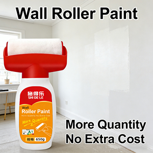 Bunkerway Acrylic Resin Interior Wall Repair Coating Liquid with Titanium Dioxide (TiO2) Home Use Brush <b>Roller</b> Application - Product Image 6