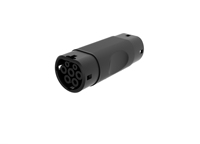 Adaptateur de charge pour véhicules électriques 32A triphasé, norme européenne, convertisseur de connecteur Type 2 vers Type 2, voitures