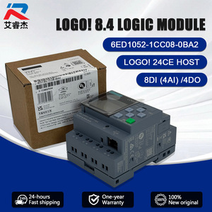 Nuevo LOGO original de SI-EMENS! Módulo Lógico Host 8.4 24CE 6ED1052-1CC08-0BA2, Controlador Programable PLC 6ED10521CC080BA2 - Product Image 1