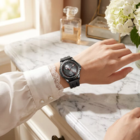 Montre de plongée pour homme de luxe avec mouvement à quartz, acier inoxydable 316L, bracelet en cuir, verre saphir, cadran SN01