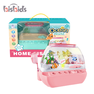 Giocattolo Acquario Happy Aquarium Ocean <span class=keywords><strong>World</strong></span> con Luci Colorate e Musica, Rete da Pesca e Vasca per Pesci in Plastica per Bambini - Product Image 2