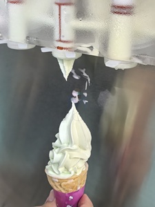 Tabletop mềm phục vụ máy làm kem 5 hương vị hỗn hợp cho sữa chua đông lạnh & Ice Cream Làm Ngũ Cốc máy móc chế biến - Product Image 5