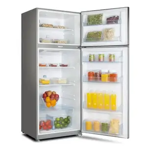 Neues Stil silberne Farbe Heim mit Kühlschrank zwei Türen 400 Liter Kühlschrank