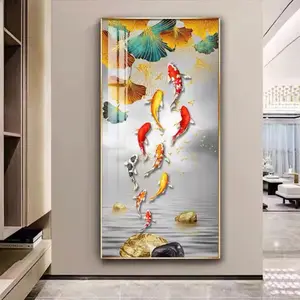 China Grote Mixed Media Kunstwerk Handgemaakte Professionele Productie Groothandel Home Decor Schilderen Muurkunst
