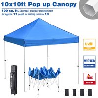 Tente pliante 3x3 m (10x10 pi) imperméable pour extérieur, personnalisable, en toile, pour jardin, gazebo, ou stand de salon professionnel
