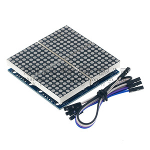 แม็กซ์ 7219 โมดูลเมทริกซ์ LED จอแสดงผล 4x4 บอร์ด 2x2 สำหรับตัวขับไมโครคอนโทรลเลอร์ PCB มอนต์ - Product Image 4