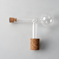 Aérateur à vin en verre soufflé à la main, design moderne YILUN, transparent, capacité de 101200 ml