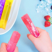 Sac de moule à crème glacée en PE recyclable avec poignée, idéal pour enfants et adultes - Pour crème glacée maison, jus de fruits et sucettes glacées