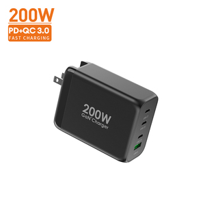 Produits de livraison directe nouvel arrivage 200W multi-ports 3C1A GaN Tech USB C chargeur rapide pour téléphone portable tablette ordinateur portable chargeur - Product Image 5