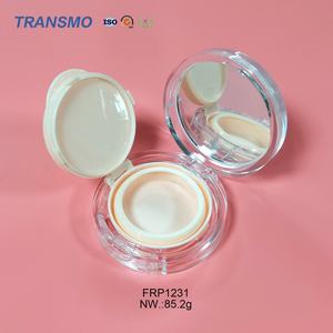 Estuche Compacto para Polvos Compactos, Espejo Compacto, Estuche Redondo Transparente para Polvos Compactos - Product Image 6