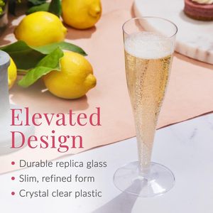 Ptpack - Vasos Desechables <span class=keywords><strong>de</strong></span> Plástico para Champán, PP PET, Vasos para Vino Espumoso para Cafeterías, Clubes y Bares - Product Image 4