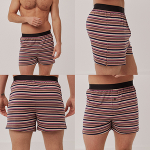 Biancheria intima da <span class=keywords><strong>uomo</strong></span> a <span class=keywords><strong>vita</strong></span> <span class=keywords><strong>alta</strong></span> in cotone a righe su misura boxer da <span class=keywords><strong>uomo</strong></span> <span class=keywords><strong>slip</strong></span> da <span class=keywords><strong>uomo</strong></span> - Product Image 3