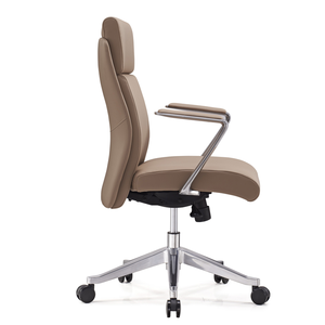 आधुनिक कार्यालय फर्नीचर स्विवेल चमड़े के स्टाफ चेयर क्रासिंग सम्मेलन प्रतीक्षा कक्ष आगंतुक कुर्सी - Product Image 4