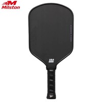 Raquette de pickleball hybride MST Custom OEM T700, surface texturée, noyau en nid d'abeille en fibre de carbone de 16 mm, puissance et contrôle.