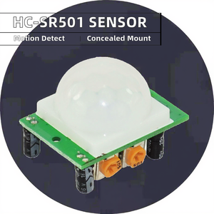 Módulo de <span class=keywords><strong>sensor</strong></span> de movimiento PIR XAORI, salida de <span class=keywords><strong>220V</strong></span>, disparador interno, detección de 5-10M, montaje oculto, tablero verde/azul opcional - Product Image 2