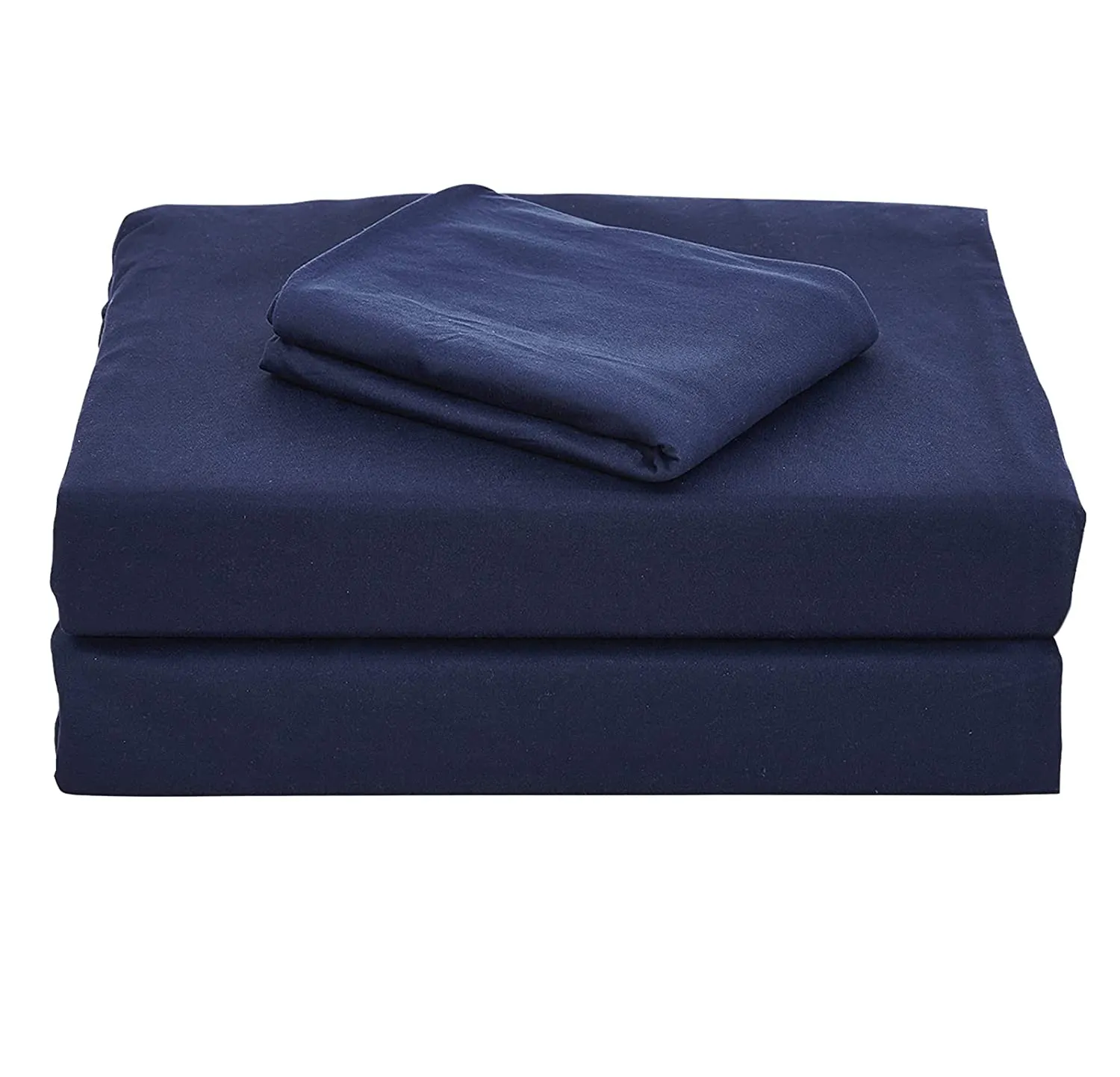 4Pcs Brushed Microfiber Bed Linen Bedding Set Flat Fitted Sheet Bedsheet With 2 Pillow Case für Hotel