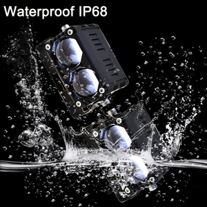 Cho senlo x2plus lumen cao dẫn ánh sáng phụ trợ lái xe chiếu đèn pha ống kính cho xe ô tô xe máy <span class=keywords><strong>2</strong></span> mắt đèn pha mới - Product Image 4