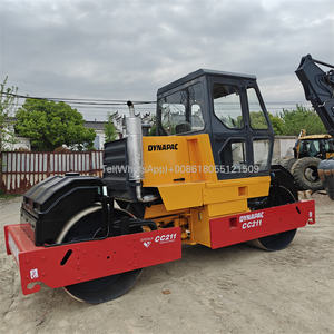 High Quality Used Dynapac CC211D Road Roller Double Drum <b>Compactor</b> with Engine Core Components Good Condition and in Stock - Product Image 3