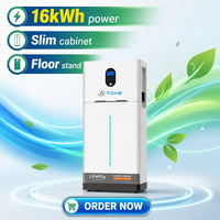Nouvel arrivage d'usine : Onduleur 6,5 kW avec garantie de 10 ans et batterie solaire 16 kWh pour stockage d'énergie solaire, compatible Wi-Fi et Bluetooth