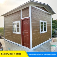 Rumah Panel Baja Warna-Warni Prefab Huis Mobile Guesthouse Villa-Style Modular Home Activity Room Model