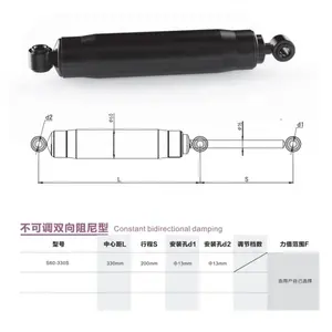 100N Constant Resistance Traction Type Hydraulic Damping Cylinder for Gym Exercise Equipment