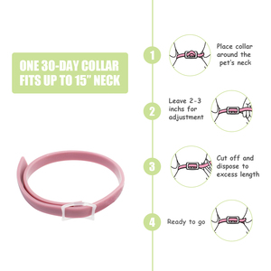 Ingredientes naturales ajustables Feromonas Gatos Perros Collar calmante Reduce la ansiedad Estrés Ayudar a los gatos a dormir gatitos - Product Image 6