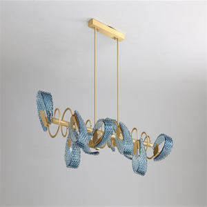 JYLIGHTING Art LED Light di lusso Design moderno moda retrò lampadari e luci a sospensione in vetro luce a sospensione per interni - Product Image 5
