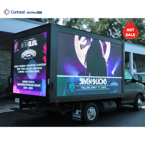 商用卡车户外防水P4 4毫米货车广告移动发光二极管广告牌发光二极管显示屏 - Product Image 5