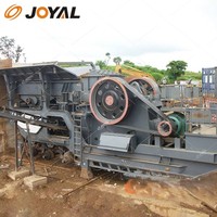 Concasseur à mâchoires mobile Joyal Ore Crusher avec tamis pour concasser la pierre