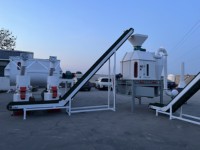 Máquina de Pellets de Alimento para Pollos de Alta Calidad, Línea de Producción de Pellets de Alimento de 1 Tonelada/Hora para Aves de Corral, Ganado, Ovejas, Pequeñas Fábricas de Alimento