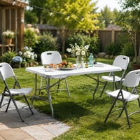 Chaise pliante en plastique robuste, portable et empilable pour événements, banquets et salles de formation (vente en gros)