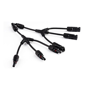 Conector de Cable Solar Tipo Y, Adaptadores Paralelos de 1 a 2/3/4 Vías, Conector de Panel Solar para Distribuidor Solar - Product Image 3