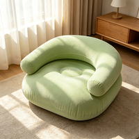 Fauteuil gonflable portable Joyee, canapé gonflable confortable, chaise longue gonflable multicolores en PVC pour le camping en plein air