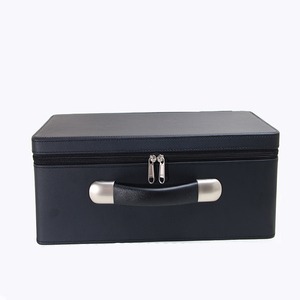 Valise à bijoux en cuir PU Weimei, vente en gros, personnalisable avec logo, design multifonctionnel avec plateau - Product Image 4