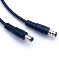 Ligne de distribution personnalisée DC5.5x2.5 un à deux avec 2 prises DC Shunt adaptateur connecteur Jack