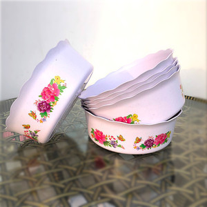 Pot de fleurs en plastique pour la culture du lotus, blanc avec impression, pot hydroponique durable, utilisation intérieure et extérieure - Product Image 3
