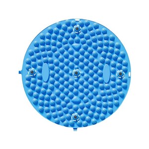Acupressure Foot Massage Mat Round Large Blue 55cm Diameter ABS Material Health Massage Use - Product Image 2