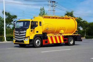 FOTON 4x2 Sewage Dredging Truck 15CBM Tank, LHD/RHD Selectable, Realize Combined Sewer Cleaning And <b>Sludge</b> Suction Operation - Product Image 3