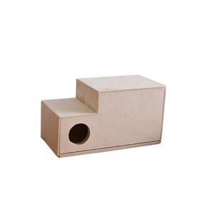 <span class=keywords><strong>Cage</strong></span> à oiseaux créative en bois de pin <span class=keywords><strong>Cage</strong></span> à oiseaux en bois de <span class=keywords><strong>style</strong></span> nautique polie pour l'extérieur Nid en bois pour oiseaux - Product Image 2