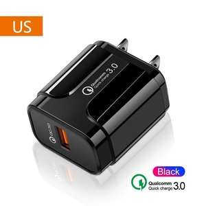 <span class=keywords><strong>Chargeur</strong></span> de téléphone 18W au <span class=keywords><strong>prix</strong></span> le plus bas QC3.0 <span class=keywords><strong>chargeur</strong></span> mural unique prise US/EU <span class=keywords><strong>chargeur</strong></span> de téléphone USB pour <span class=keywords><strong>Iphone</strong></span> pour Xiaomi - Product Image 3