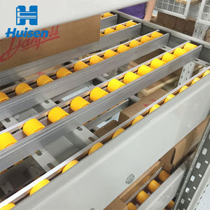 נגד חלודה מדפי כבידה נגד חלודה זפת רולר רינג מערכת מדפים מחסן oem אום זרימת מתכת מדף - Product Image 3