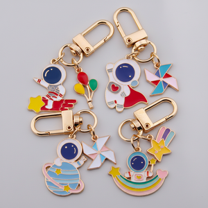 Custom Logo Fashion Zinc Alloy Zodiac Key Chain Charm 3d Nickel Plated Keychain Cute Anime Cartoon Soft Enamel Metal Keychain