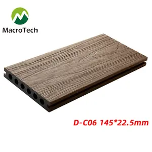 145*22.5mm teck et WPC bois plastique Composite extérieur en bois piscine plancher de terrasse pour aménagement paysager de Chine