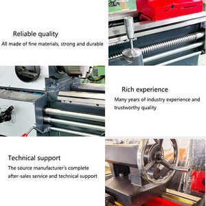 Tour à métaux horizontal manuel robuste de haute précision 3000 mm avec lit de travail neuf - Product Image 2