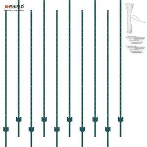 Poste Metálico Resistente a la Oxidación, Poste en T con Pernos de Acero para Cercas de Protección de Límites de Terrenos Rurales, Suministro Directo del Fabricante - Product Image 3