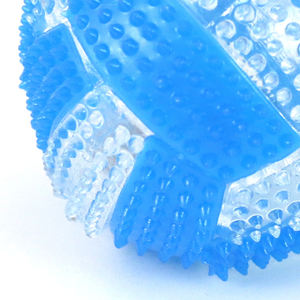 Juguete Interactivo para Mascotas de Voleibol Transparente de TPR de 7.5 cm para Jugar en Interiores o Exteriores - Product Image 3
